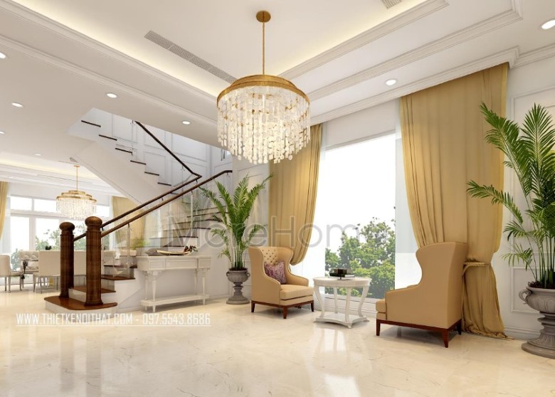 Cầu thang kính cường lực
